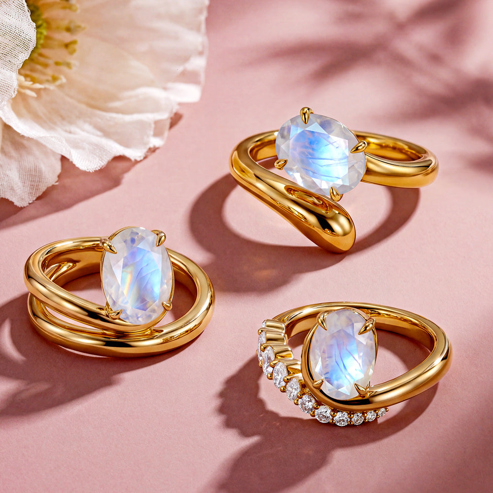 Orbit Ring - Moonstone