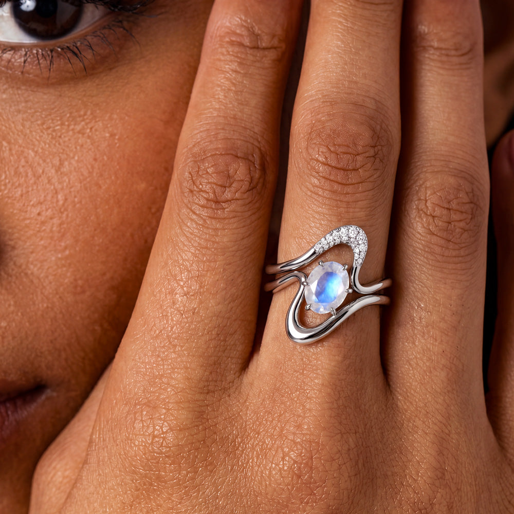 Moonstone Ring -  Bloom