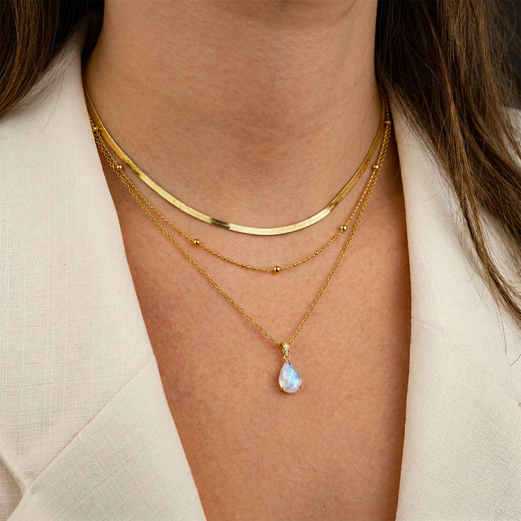 Moonstone Necklace  - Three Sets