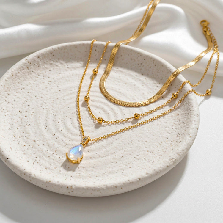 Moonstone Necklace  - Three Sets