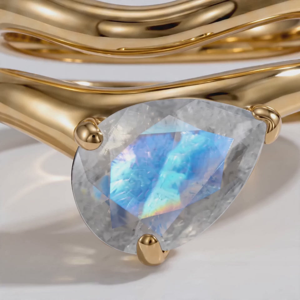 Load video: Moonstone Ring - Resolve