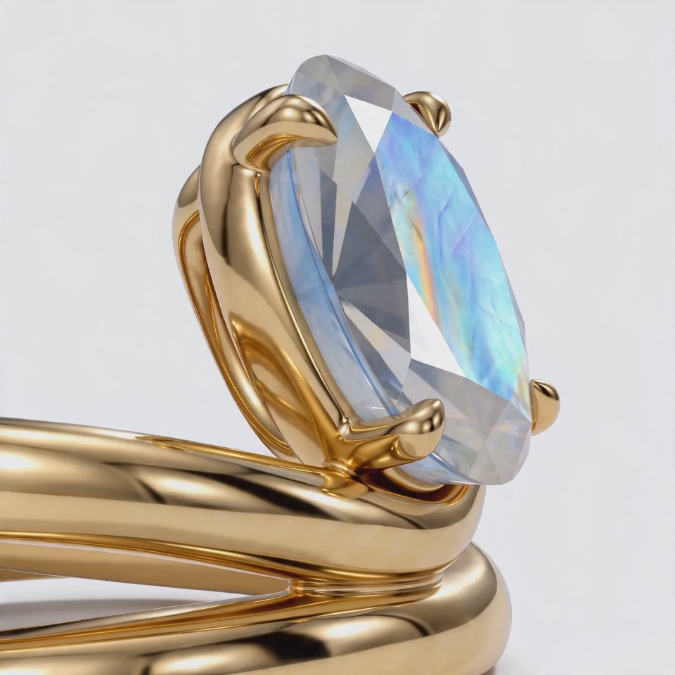 Load video: Orbit Ring - Moonstone