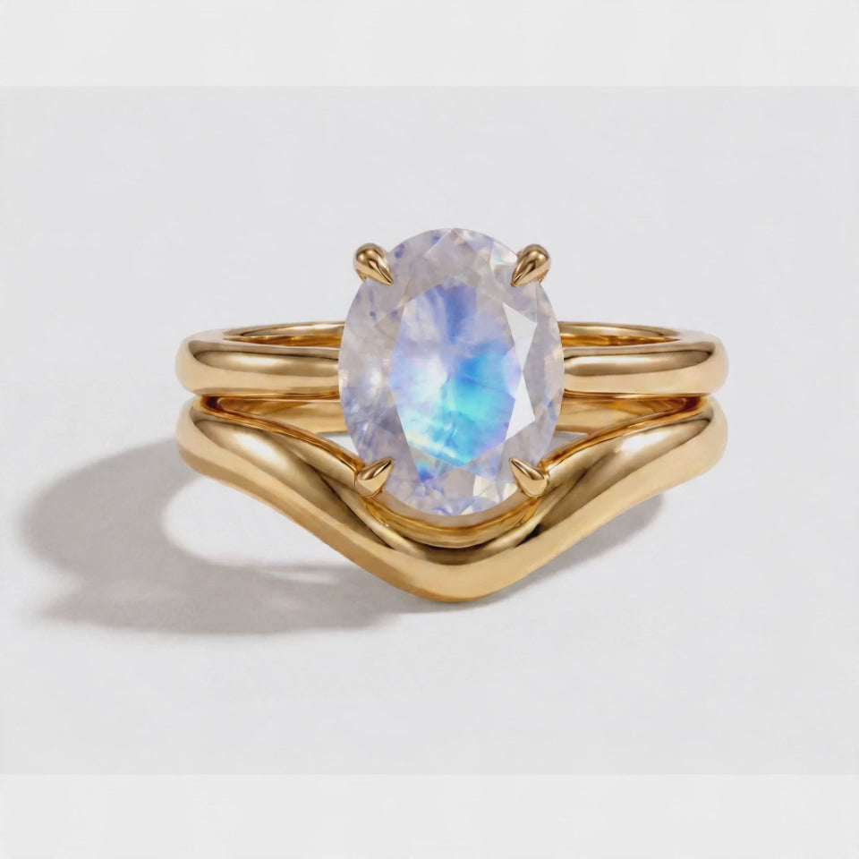 Load video: Harmony Ring -  Moonstone