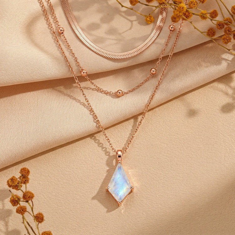 Moonstone Necklace Set - Kite