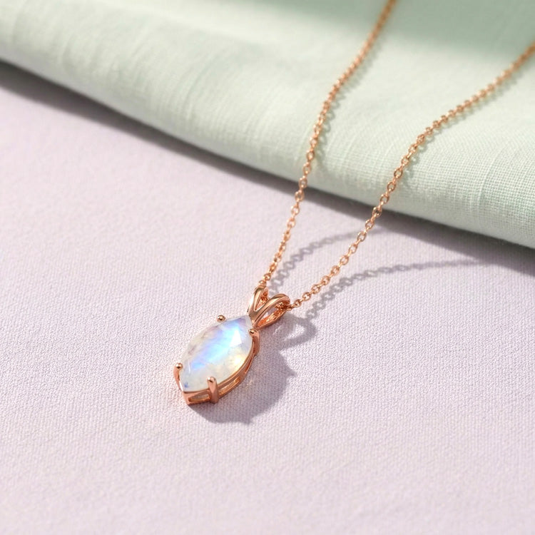 Moonstone Necklace - Marquise