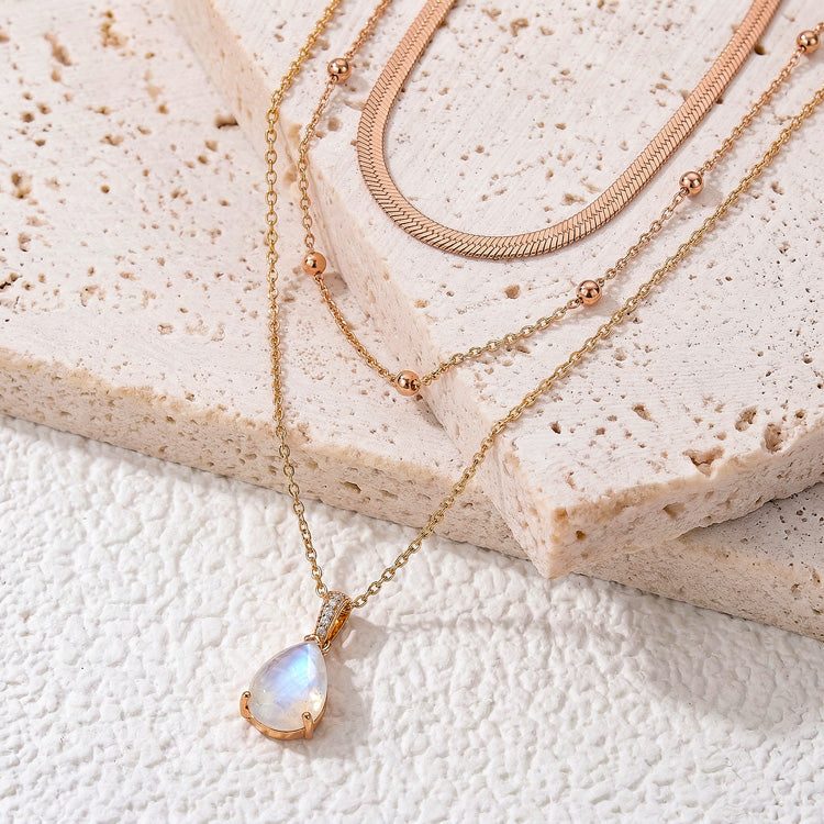 Moonstone Necklace  - Three Sets