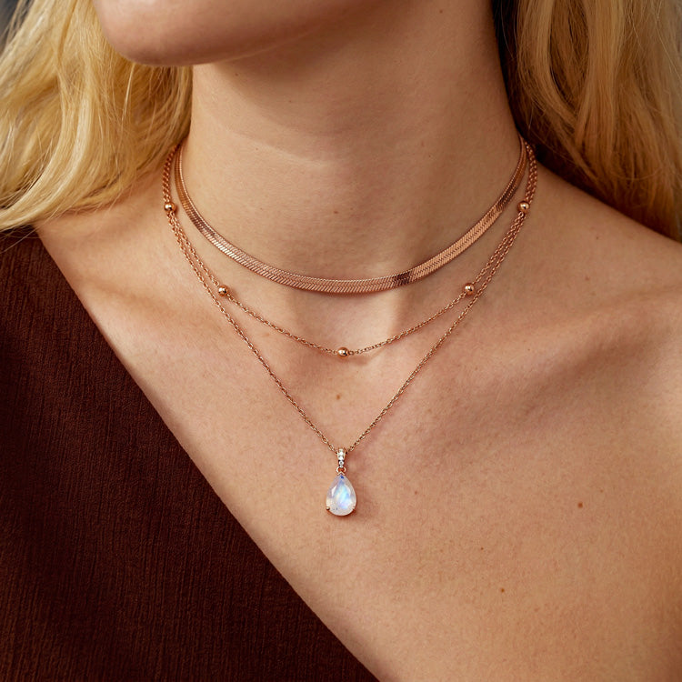 Moonstone Necklace  - Three Sets