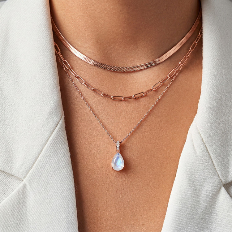 Moonstone Necklace Set