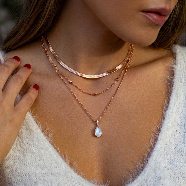 Moonstone Necklace  - Three Sets