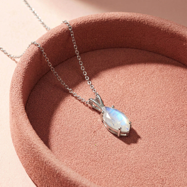 Moonstone Necklace - Marquise
