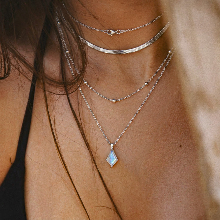 Moonstone Necklace Set - Kite