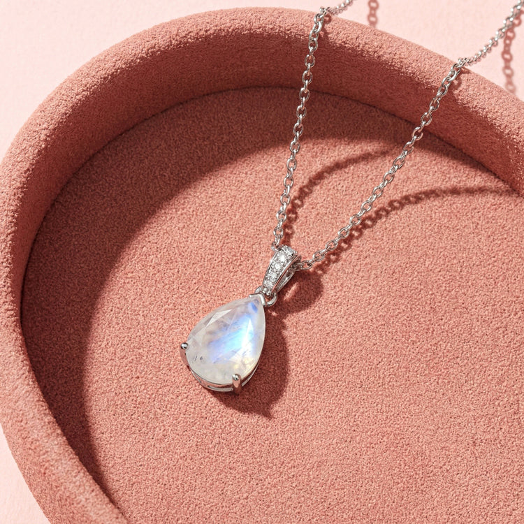 Moonstone Necklace - Pear