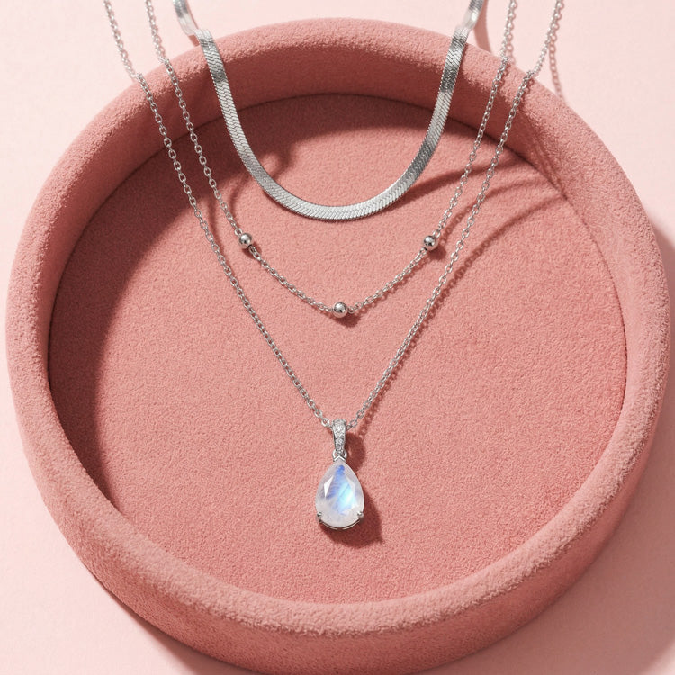 Moonstone Necklace  - Three Sets