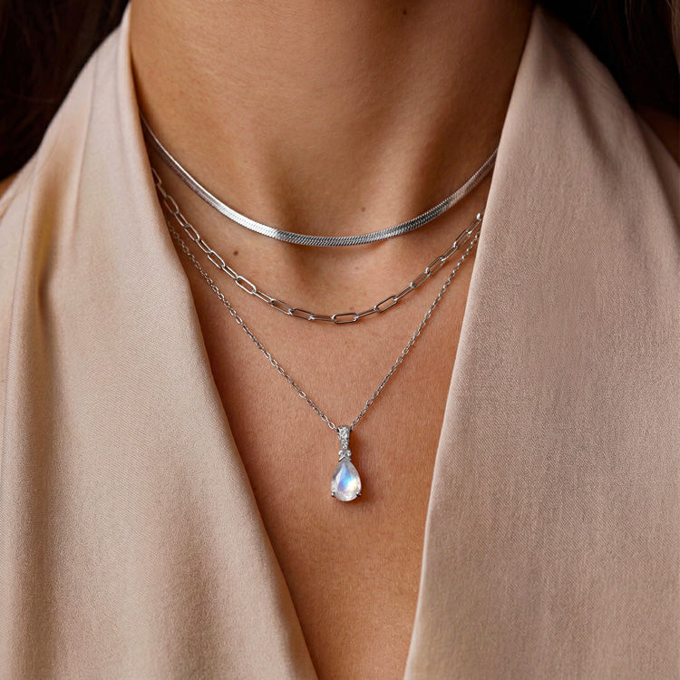 Moonstone Necklace Set