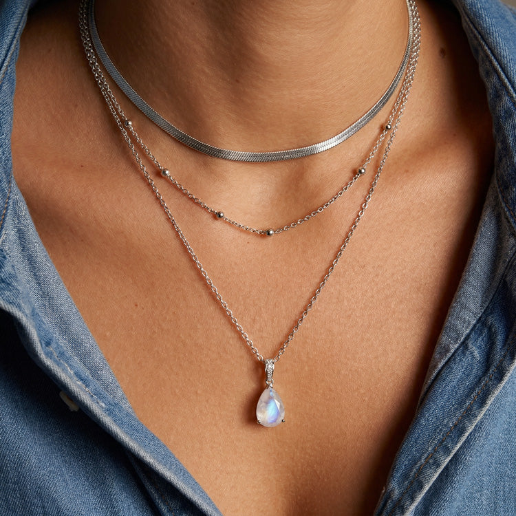 Moonstone Necklace  - Three Sets