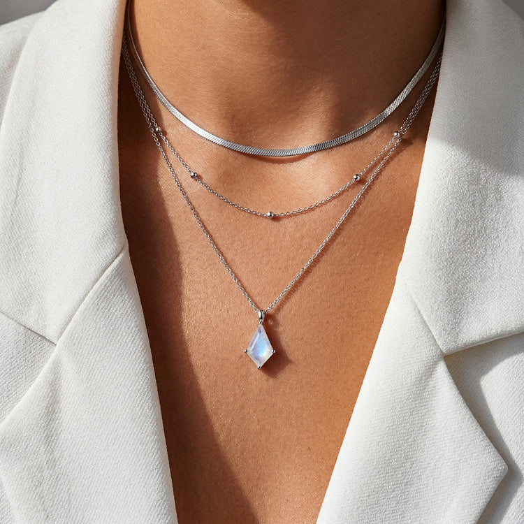 Moonstone Necklace Set - Kite