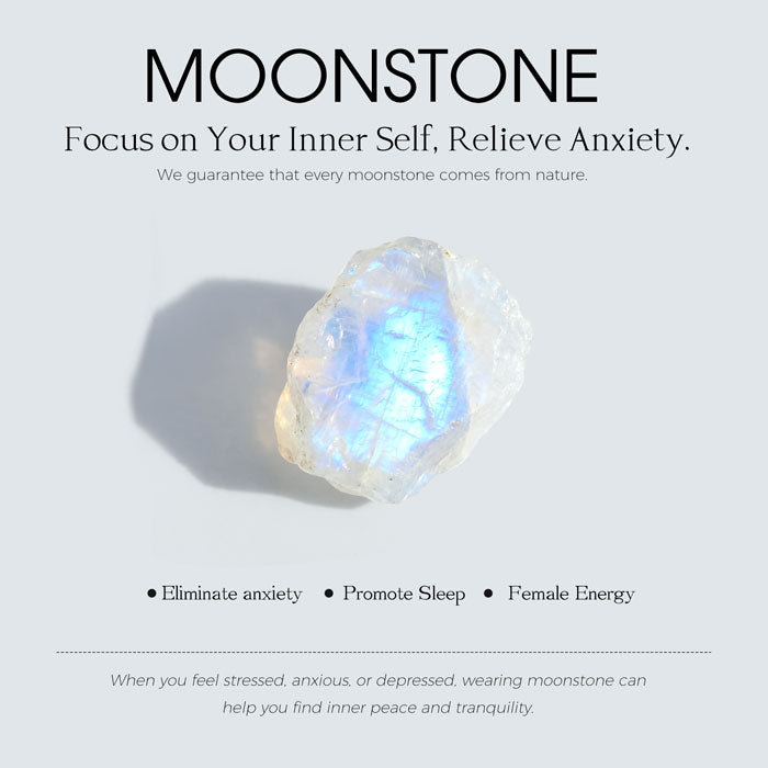 Beaded - Moonstone Necklace
